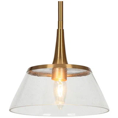 L.n.c. Zavo 1-light Gold Glass Pendant Light