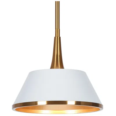 L.n.c. Zavo 9" Wide Gold 1-light Cone Pendant