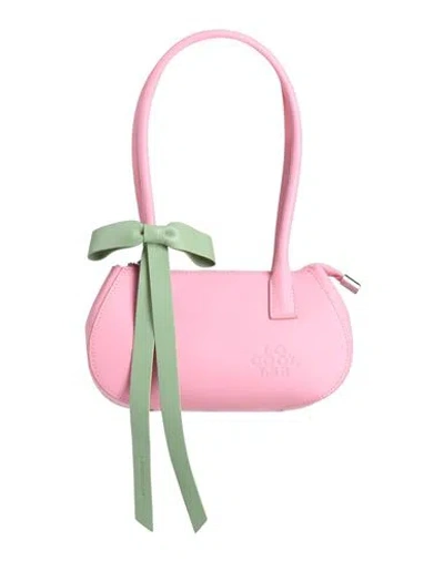 Lo Cool Lab Woman Handbag Pink Size - Leather