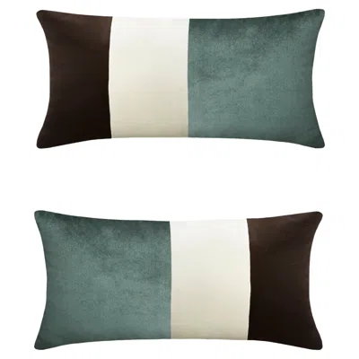 Pre-owned Lo Decor Couple Bed Collection Triple Black White Teal