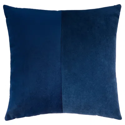 Pre-owned Lo Decor Double Blue Cushion
