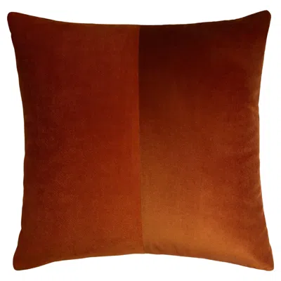 Pre-owned Lo Decor Double Brick Red Cushion