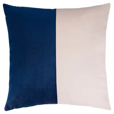 Pre-owned Lo Decor Double Optical Blue Cushion