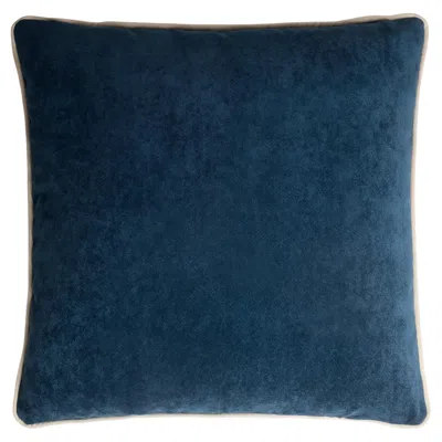 Pre-owned Lo Decor Happy Frame Blue Velvet With White Frame