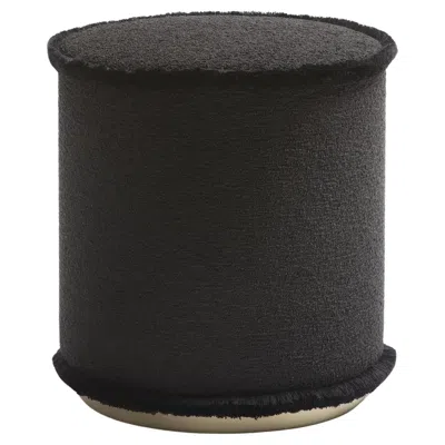 Pre-owned Lo Decor Il Pouf Bouclè Black
