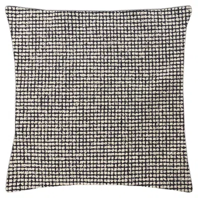 Pre-owned Lo Decor Lochanel Black And White Cushion