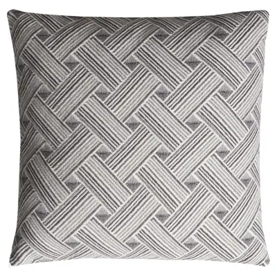 Pre-owned Lo Decor Rock Collection Cushion Grey In Gray