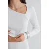 Lo+jayne The Cut Out Luxe Knit Top