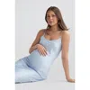 Lo+jayne The Everything  Slip Dress In Blue