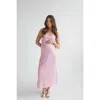 Lo+jayne The Everything  Slip Dress In Pink