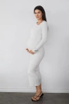Lo+jayne The Luxe Knit Midi Skirt