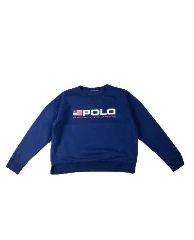 Pre-owned Lo Life X Polo Ralph Lauren Polo Ralph Laurent Sweatshirt S In Navy