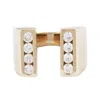 Lo Spazio Jewelry Lo Spazio Diamond U Ring In Diamond