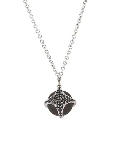 Lo Spazio Jewelry Lo Spazio Luna Di Stelle Necklace In Dark_grey