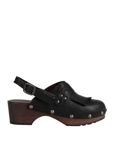 Lo Zoccolaio Woman Mules & Clogs Dark Brown Size 6 Leather