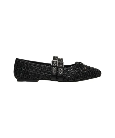 Loafer Ballerine Anna' Ballet Flats In Black