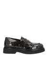 Loafer Woman S Taupe Size 8 Leather In Black