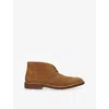 Loake Mens  Sahara Suede Boots In Brown
