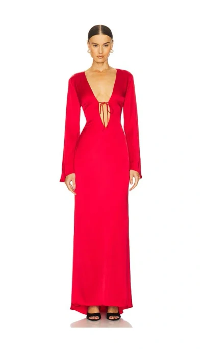 Loba Angelina Gown In Red