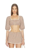 Loba Ann Gingham Top In Multi