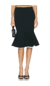 Loba Anya Midi Skirt In Black