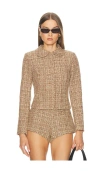 Loba Daphne Tweed Jacket In Multi