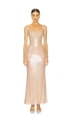 Loba Disa Maxi Dress In Nude