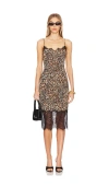 Loba Jacinta Midi Dress In Brown