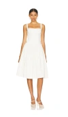 Loba Lalia Midi Dress In Ivory