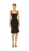 Loba Laura Midi Dress In Black