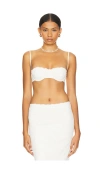 Loba Lousa Bra Top In Ivory