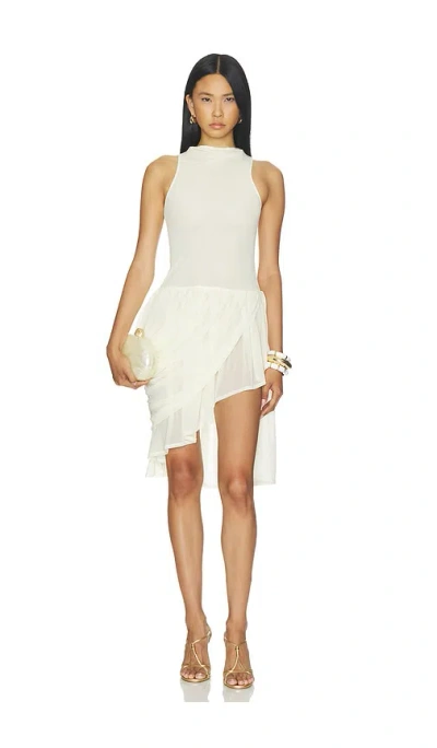 Loba Maureen Draped Midi Dress