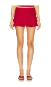 Loba Monica Mini Skirt In Red