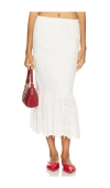 Loba Sagres Maxi Skirt In White