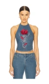 Loba Samantha Top In Indigo