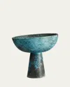L'objet 8" Bronze Terra Bowl On Stand