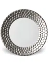 L'objet Aegean Platinum-plated Dinner Plate In Silver