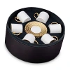 L'objet Aegean 24k Gold Espresso Cups & Saucers, Set Of 6 In Gold