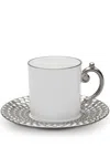 L'objet Aegean Espresso Cup & Saucer Set In White