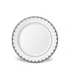 L'objet Aegean Filet Bread & Butter Plate In White/platinum
