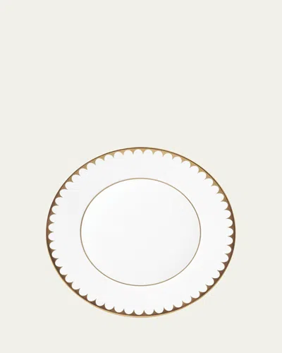 L'objet Aegean Filet Gold Dessert Plate In Gold/white