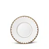 L'objet Aegean Filet Saucer In White/k Gold
