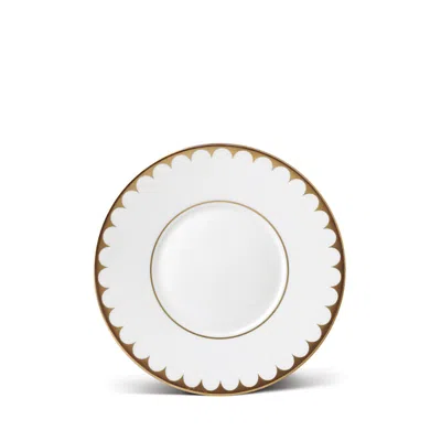 L'objet Aegean Filet Saucer In White/k Gold
