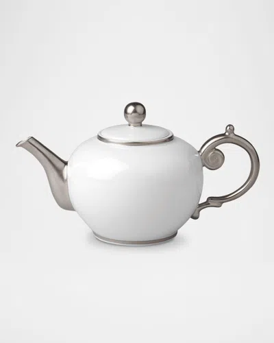 L'objet Aegean Porcelain Teapot In Platinum