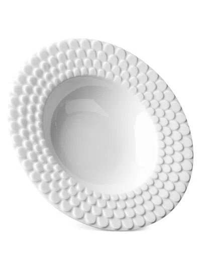 L'objet Aegean Porcelain Soup Plate In White