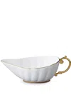 L'objet Aegean Sauce Boat (8cm X 20cm) In White