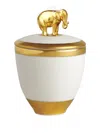 L'objet Elephant-shaped Lid Candle In White