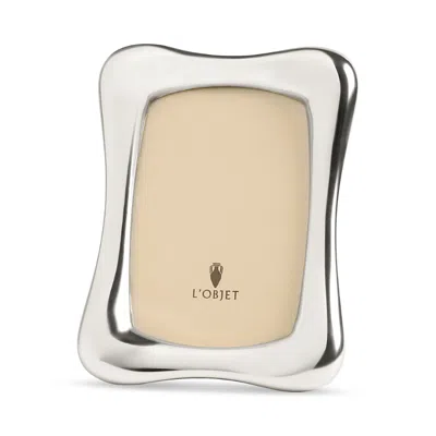 L'objet Anton Picture Frame, Platinum Tone, 4 X 6 In Metallic
