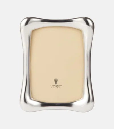 L'objet Anton Platinum-plated Picture Frame