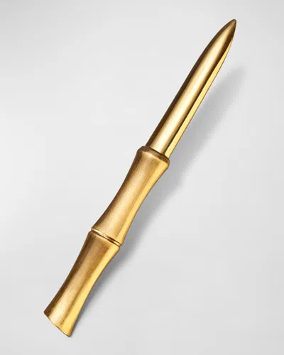 L'objet Bambou 24k Gold-plated Letter Opener